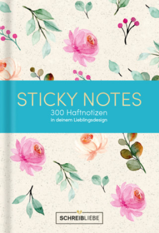 Kniha Sticky Notes Blütenzauber, vegan Korsch Verlag