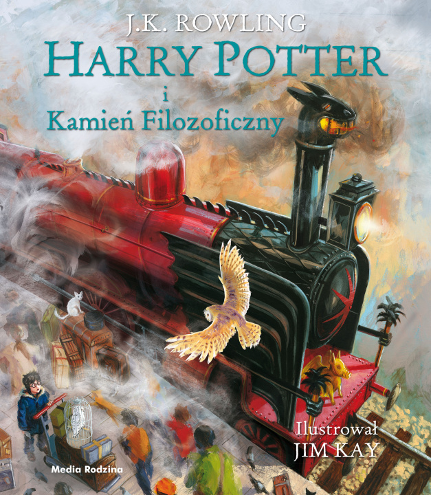 Kniha Harry Potter i kamień filozoficzny wyd. ilustrowane Joanne K. Rowling