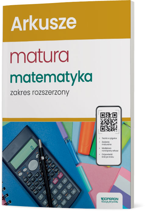 Книга Matematyka arkusze maturalne nowa matura 2024  zakres rozszerzony Adam Konstantynowicz