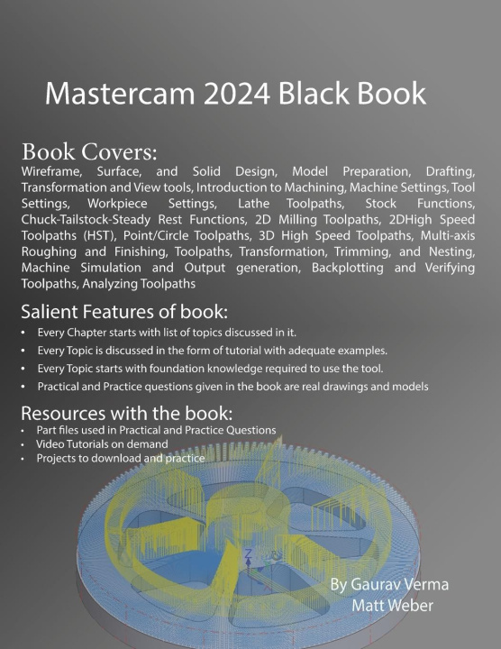 Carte Mastercam 2024 Black Book 