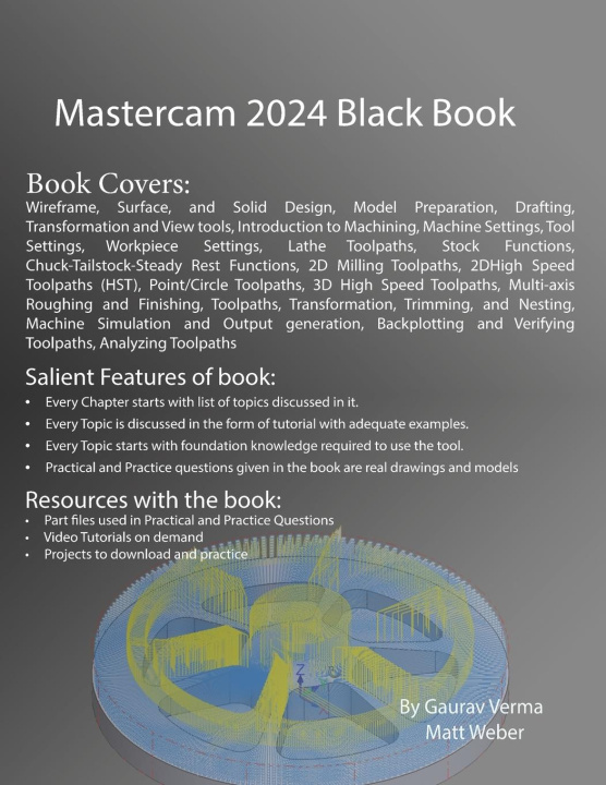 Book Mastercam 2024 Black Book 