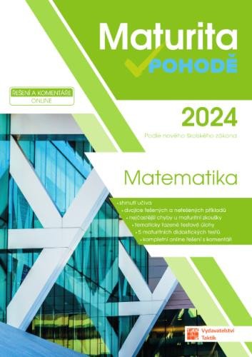 Kniha Matematika - Maturita v pohodě 2024 