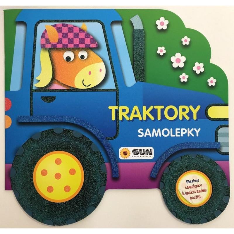 Książka Traktory - samolepky 