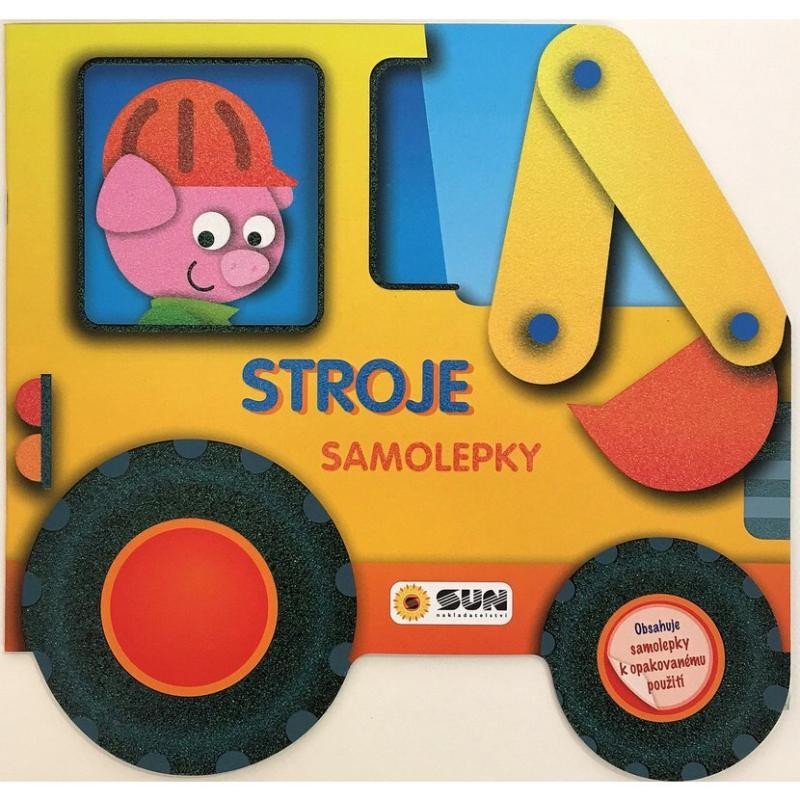 Książka Stroje - samolepky 