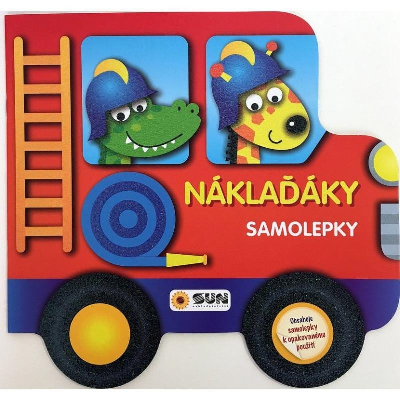 Kniha Náklaďáky - samolepky 