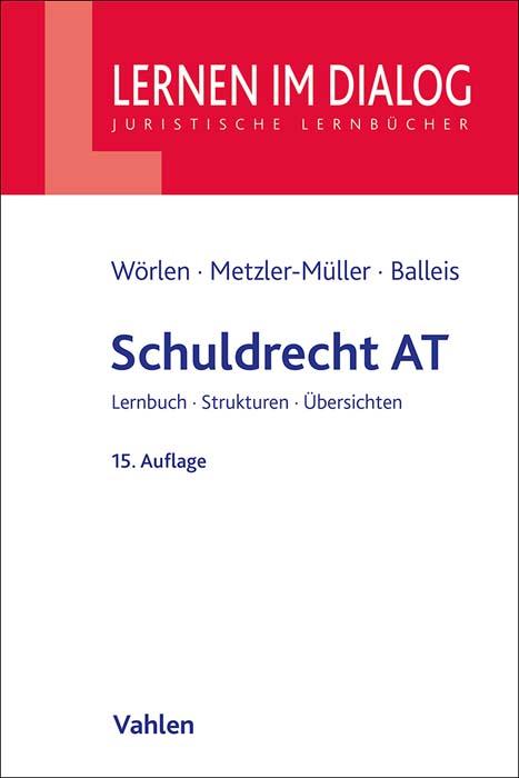 Boek Schuldrecht AT Karin Metzler-Müller