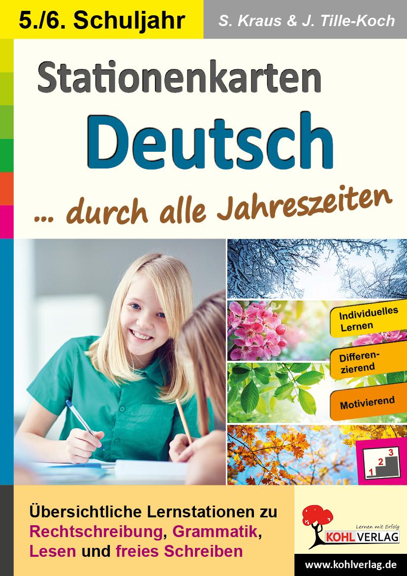 Könyv Stationenlernen Deutsch ... durch alle Jahreszeiten / Klasse 5-6 Jürgen Tille-Koch