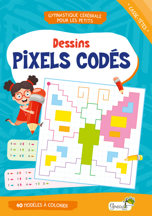 Kniha Dessins pixels codés 