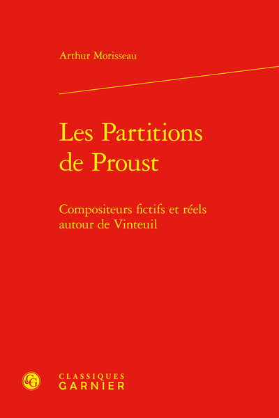 Kniha Les partitions de proust - compositeurs fictifs et réels autour de vinteuil Morisseau arthur