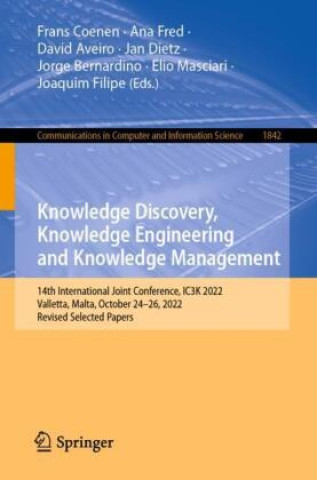 Buch Knowledge Discovery, Knowledge Engineering and Knowledge Management Frans Coenen