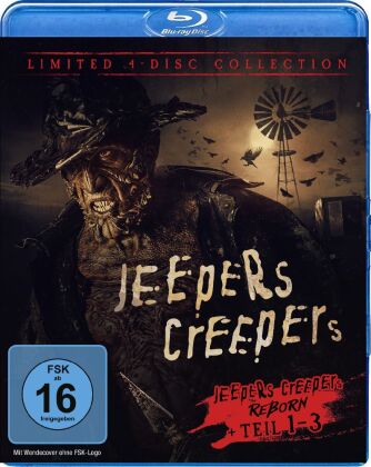 Видео Jeepers Creepers, 4 Blu-ray (Limited Collection) Timo Vuorensola
