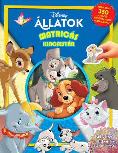 Könyv Matricás kincsestár - Disney Állatok 