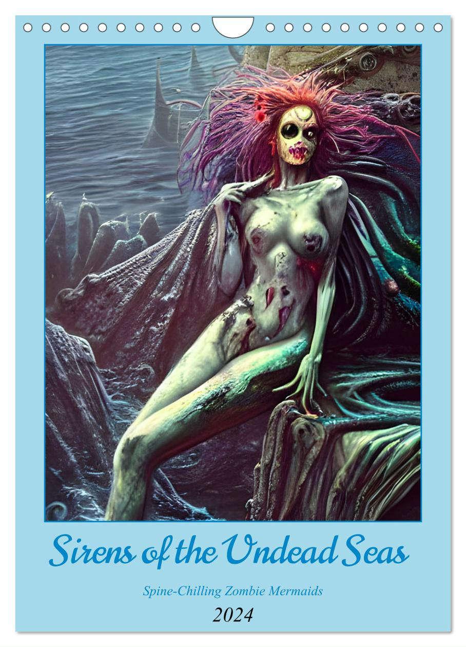 Kalendář/Diář Sirens of the Undead Seas (Wall Calendar 2024 DIN A4 portrait), CALVENDO 12 Month Wall Calendar 