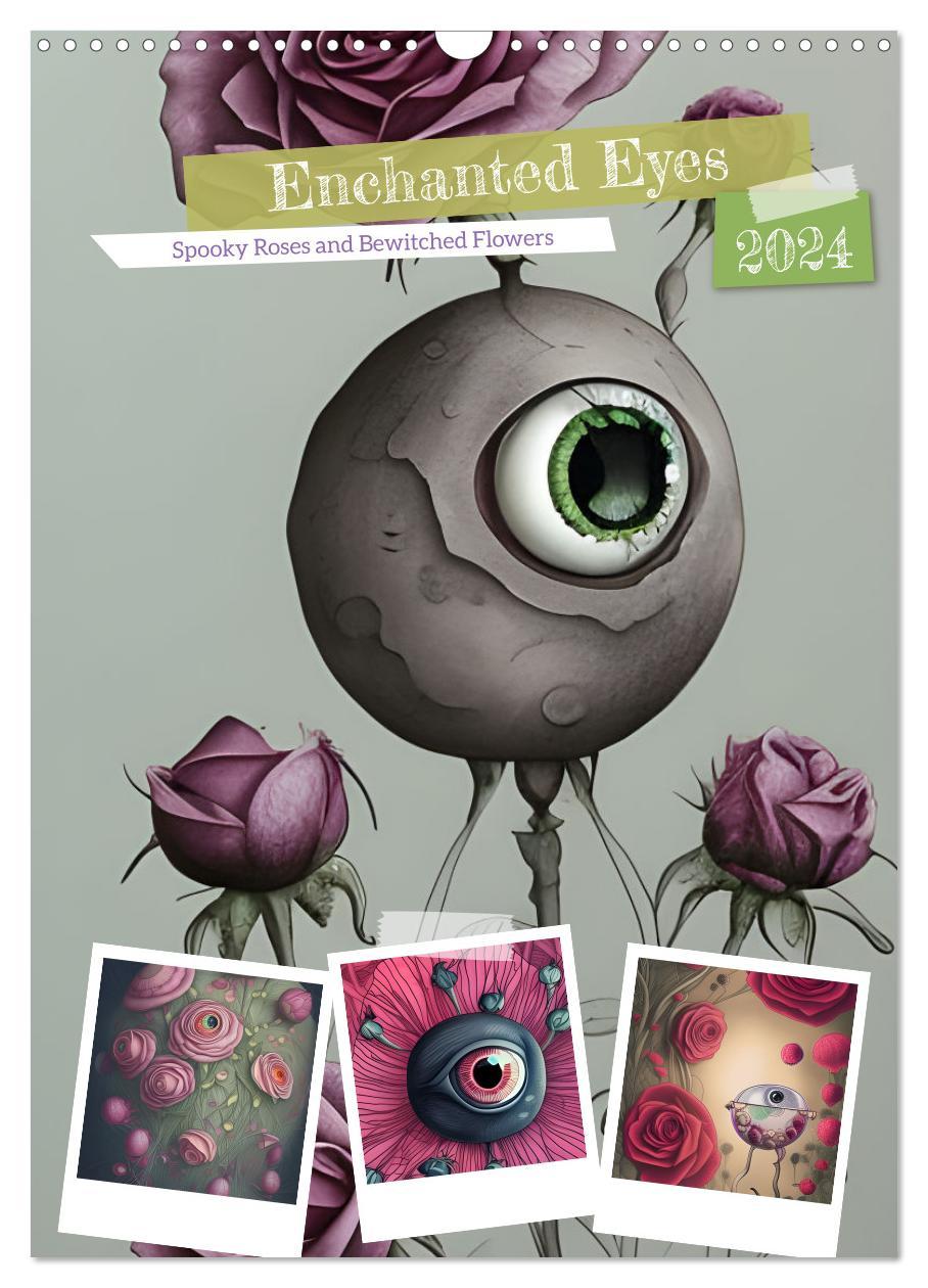 Календар/тефтер Enchanted Eyes (Wall Calendar 2024 DIN A3 portrait), CALVENDO 12 Month Wall Calendar 