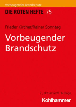 Knjiga Vorbeugender Brandschutz Rainer Sonntag