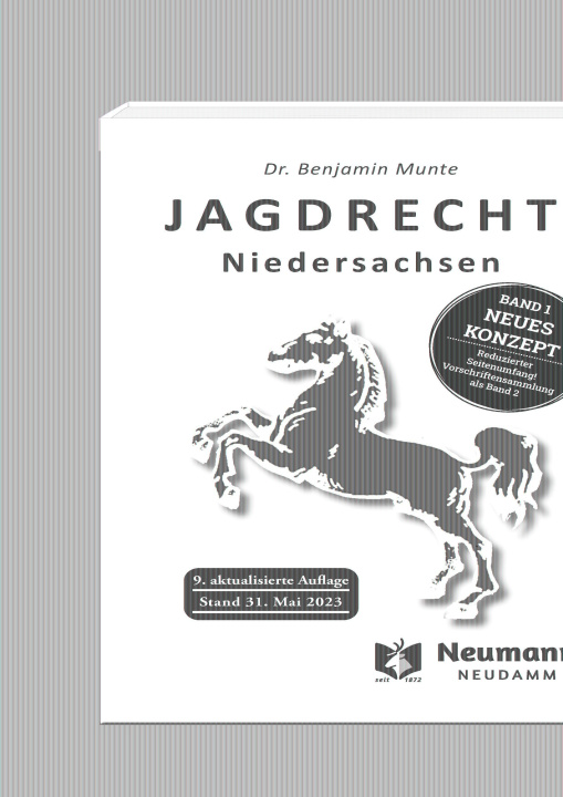 Libro JAGDRECHT Niedersachsen Benjamin Dr. Munte