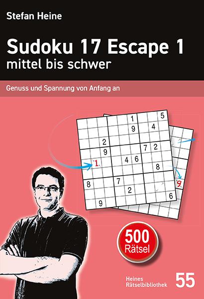 Carte Sudoku 17 Escape 1 - mittel bis schwer 