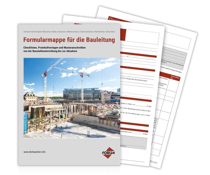 Kniha Formularmappe für die Bauleitung 