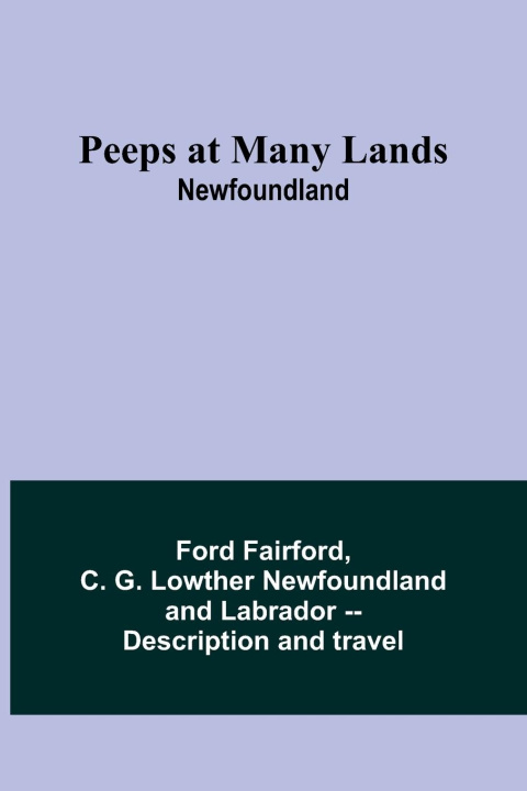 Knjiga Peeps at Many Lands C. G. Travel