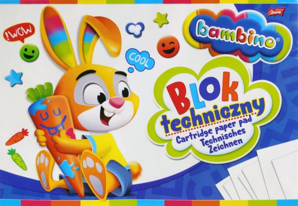 Kniha Blok techniczny A3 Bambino 10 kartek 