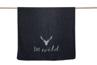 Carte Wohndecke "be wild" 