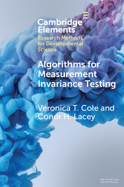 Book Algorithms for Measurement Invariance Testing: Contrasts and Connections Conor H. Lacey
