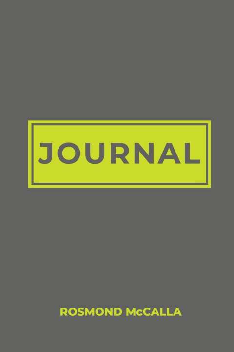 Knjiga Journal Rosmond McCalla
