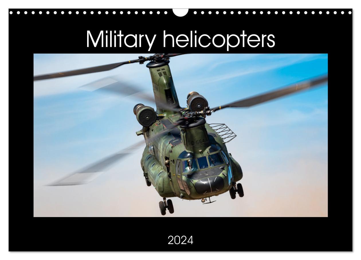 Kalendár/Diár Military helicopters (Wall Calendar 2024 DIN A3 landscape), CALVENDO 12 Month Wall Calendar 