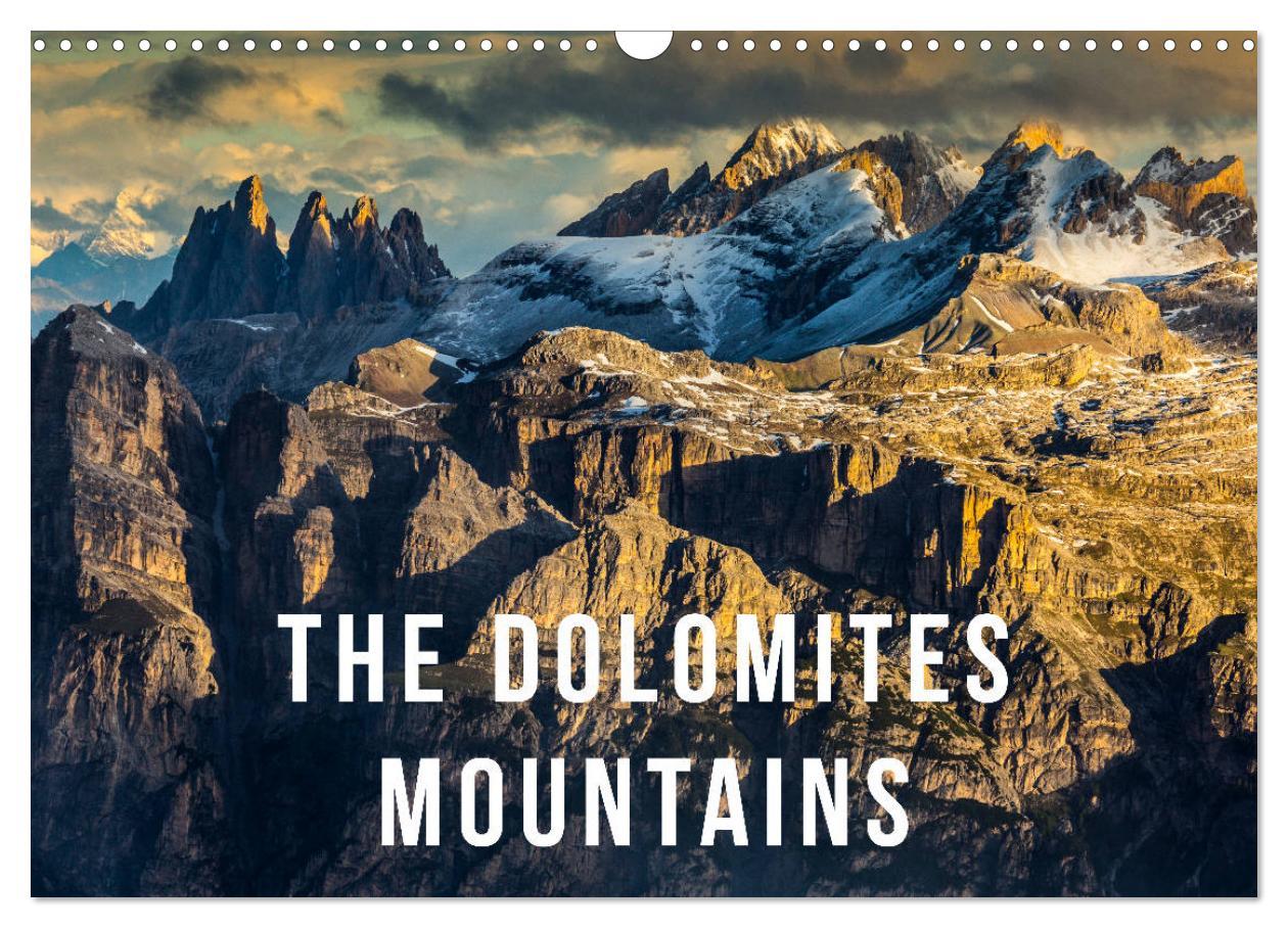 Naptár/Határidőnapló The Dolomites Mountains (Wall Calendar 2024 DIN A3 landscape), CALVENDO 12 Month Wall Calendar 