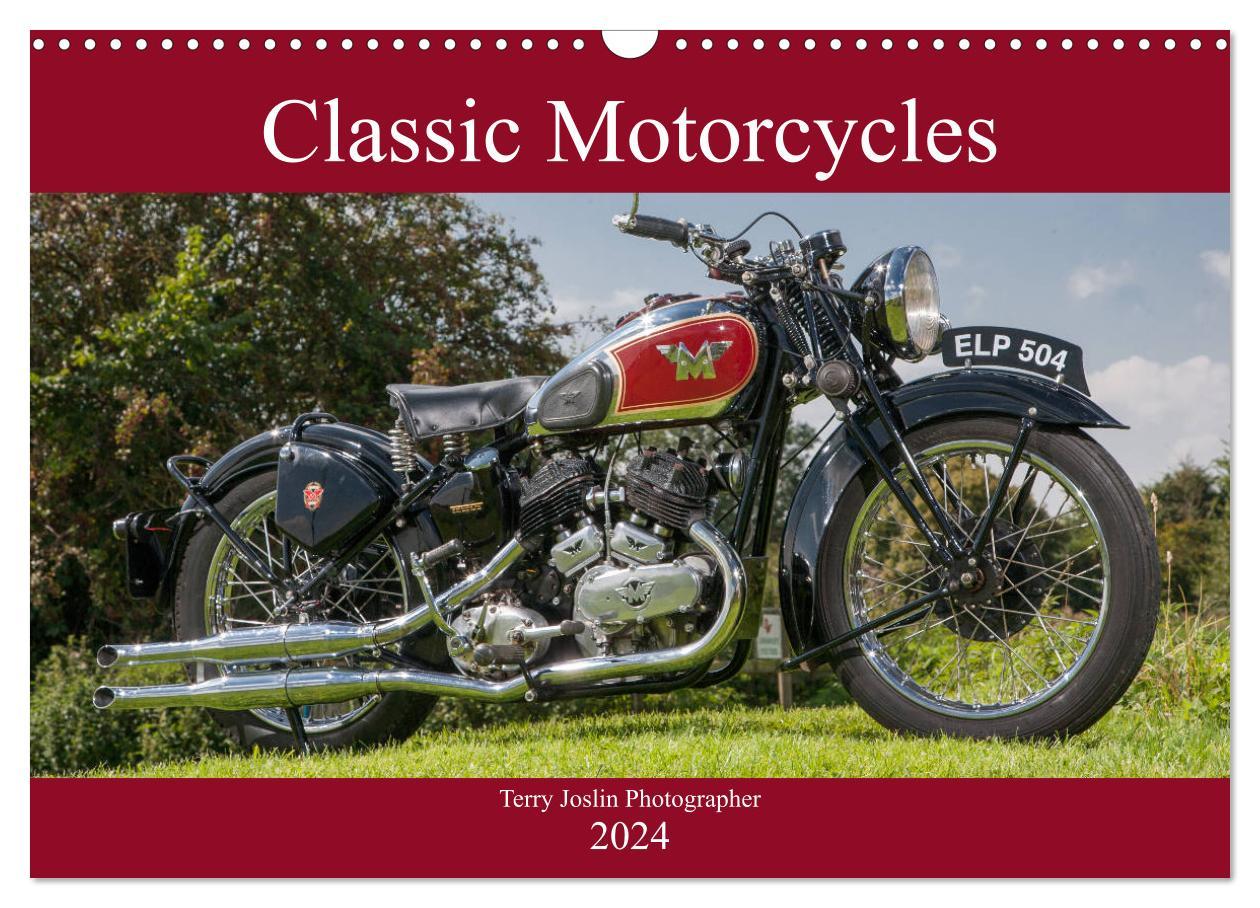 Naptár/Határidőnapló Classic Motorcycles (Wall Calendar 2024 DIN A3 landscape), CALVENDO 12 Month Wall Calendar 