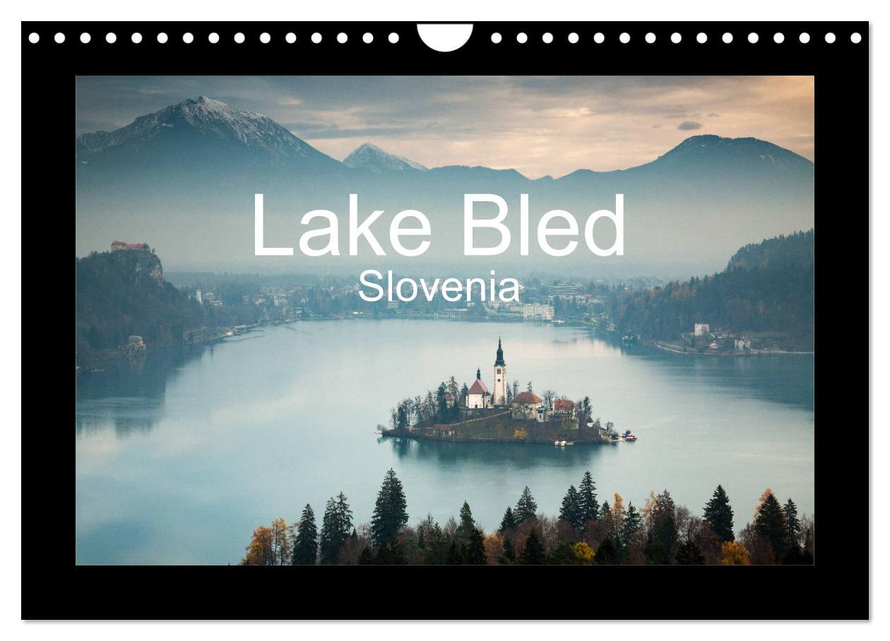 Naptár/Határidőnapló Lake Bled Slovenia (Wall Calendar 2024 DIN A4 landscape), CALVENDO 12 Month Wall Calendar 