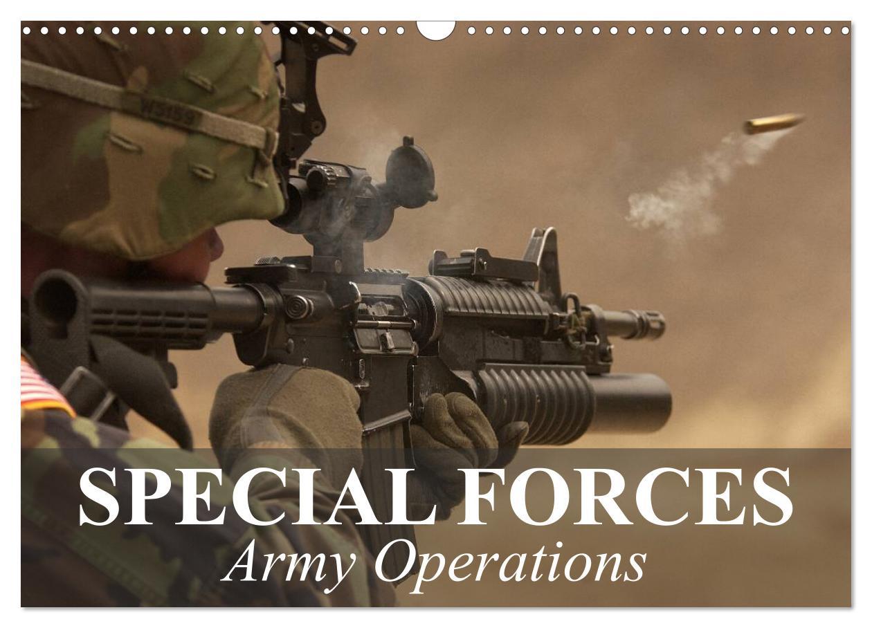 Calendar / Agendă Special Forces Army Operations (Wall Calendar 2024 DIN A3 landscape), CALVENDO 12 Month Wall Calendar 