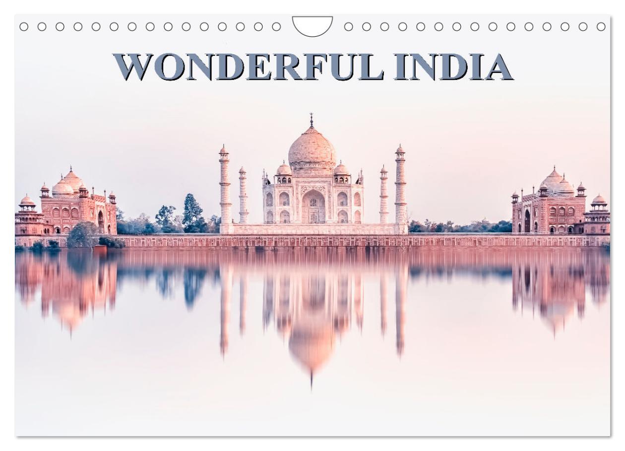 Naptár/Határidőnapló Wonderful India (Wall Calendar 2024 DIN A4 landscape), CALVENDO 12 Month Wall Calendar 