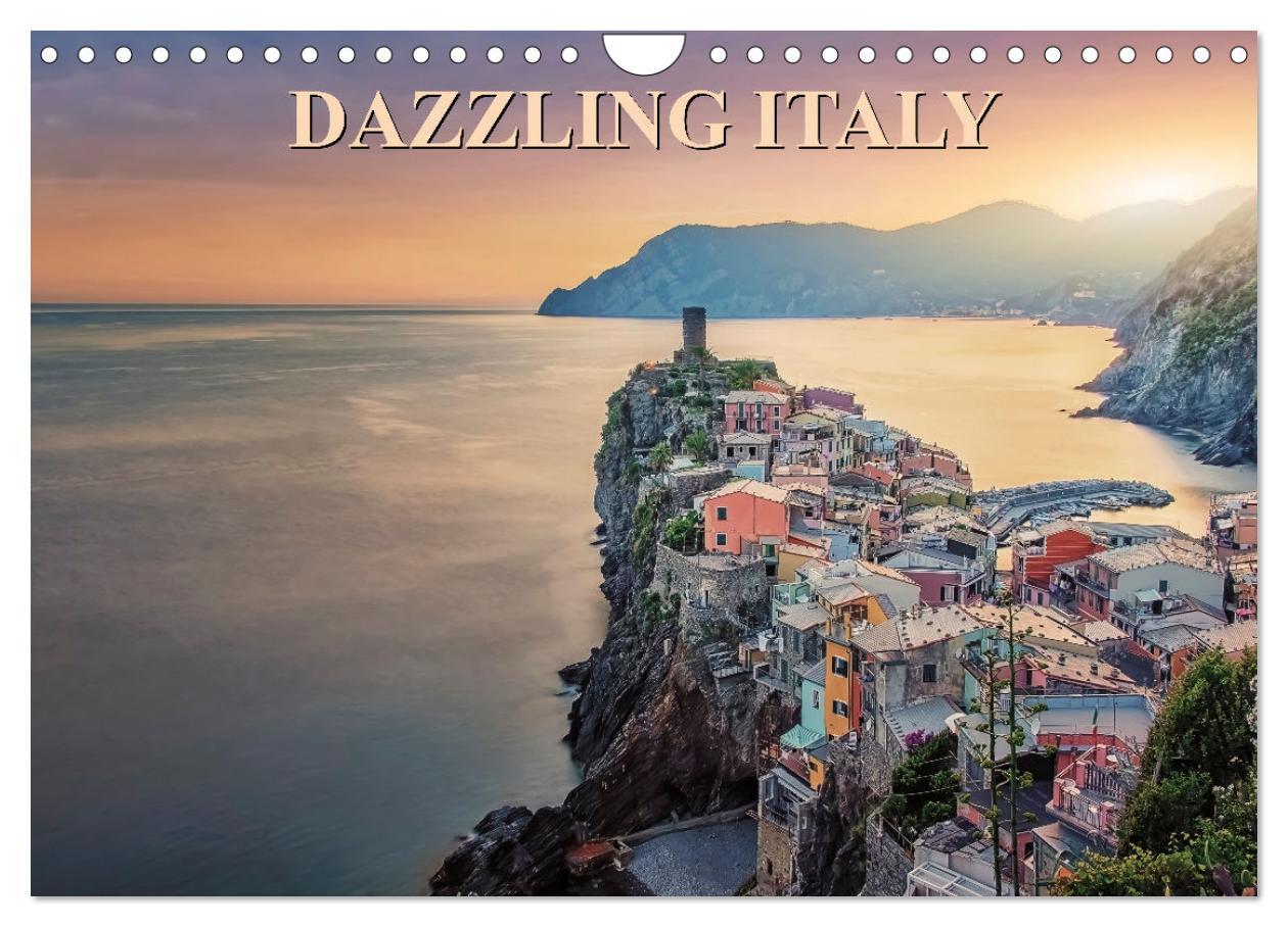 Календар/тефтер Dazzling Italy (Wall Calendar 2024 DIN A4 landscape), CALVENDO 12 Month Wall Calendar 