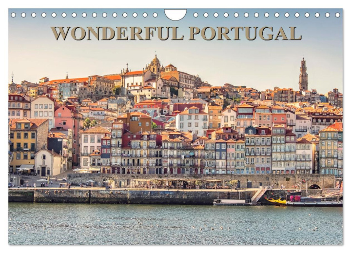 Naptár/Határidőnapló Wonderful Portugal (Wall Calendar 2024 DIN A4 landscape), CALVENDO 12 Month Wall Calendar 