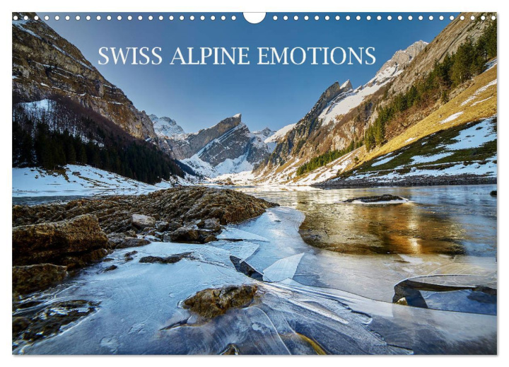 Kalendář/Diář SWISS APLINE EMOTIONS (Wall Calendar 2024 DIN A3 landscape), CALVENDO 12 Month Wall Calendar 
