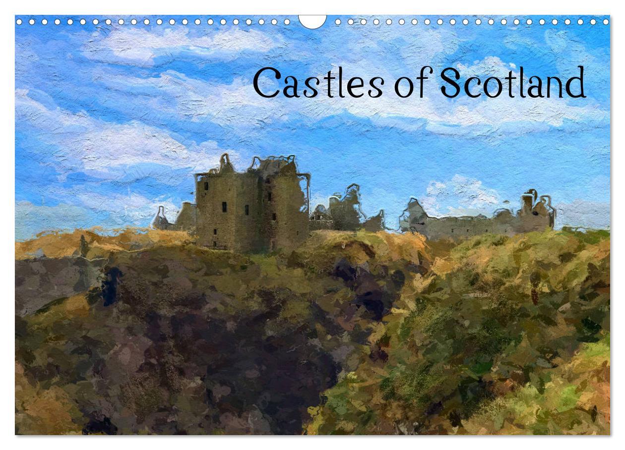 Calendar / Agendă Castles of Scotland (Wall Calendar 2024 DIN A3 landscape), CALVENDO 12 Month Wall Calendar 
