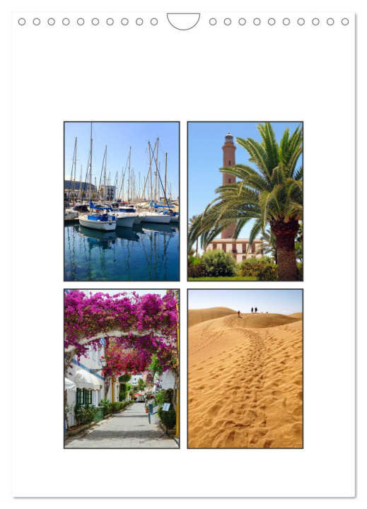 Naptár/Határidőnapló Gran Canaria - Holiday island for sun lovers (Wall Calendar 2024 DIN A4 portrait), CALVENDO 12 Month Wall Calendar 