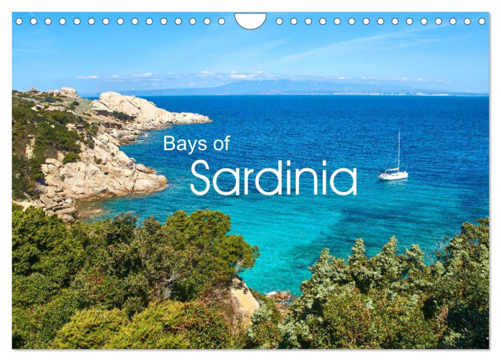 Calendar / Agendă Bays of Sardinia (Wall Calendar 2024 DIN A4 landscape), CALVENDO 12 Month Wall Calendar 
