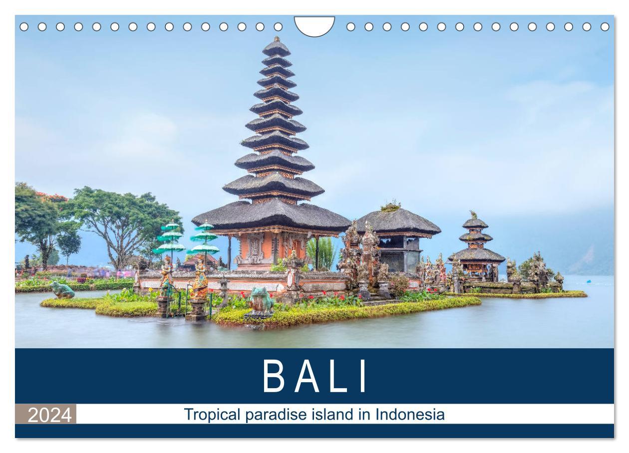 Calendar / Agendă Bali, tropical paradise island in Indonesia (Wall Calendar 2024 DIN A4 landscape), CALVENDO 12 Month Wall Calendar 
