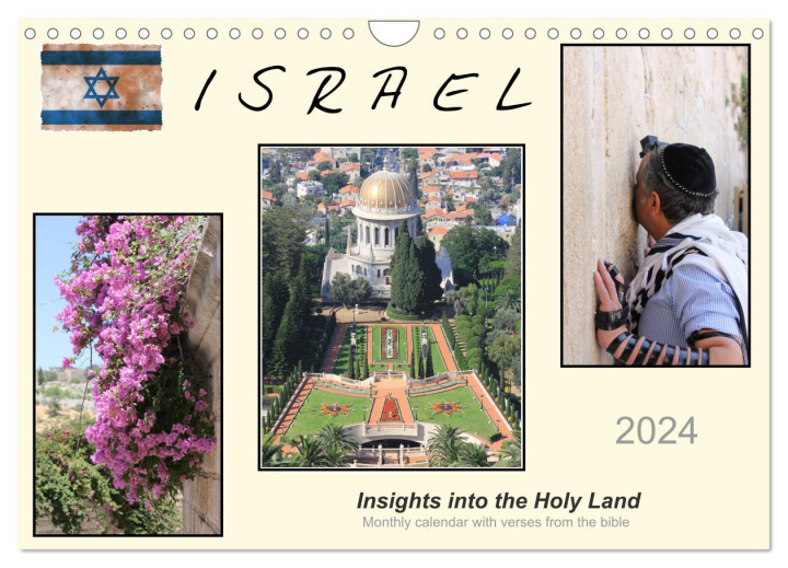 Календар/тефтер ISRAEL (Wall Calendar 2024 DIN A4 landscape), CALVENDO 12 Month Wall Calendar 