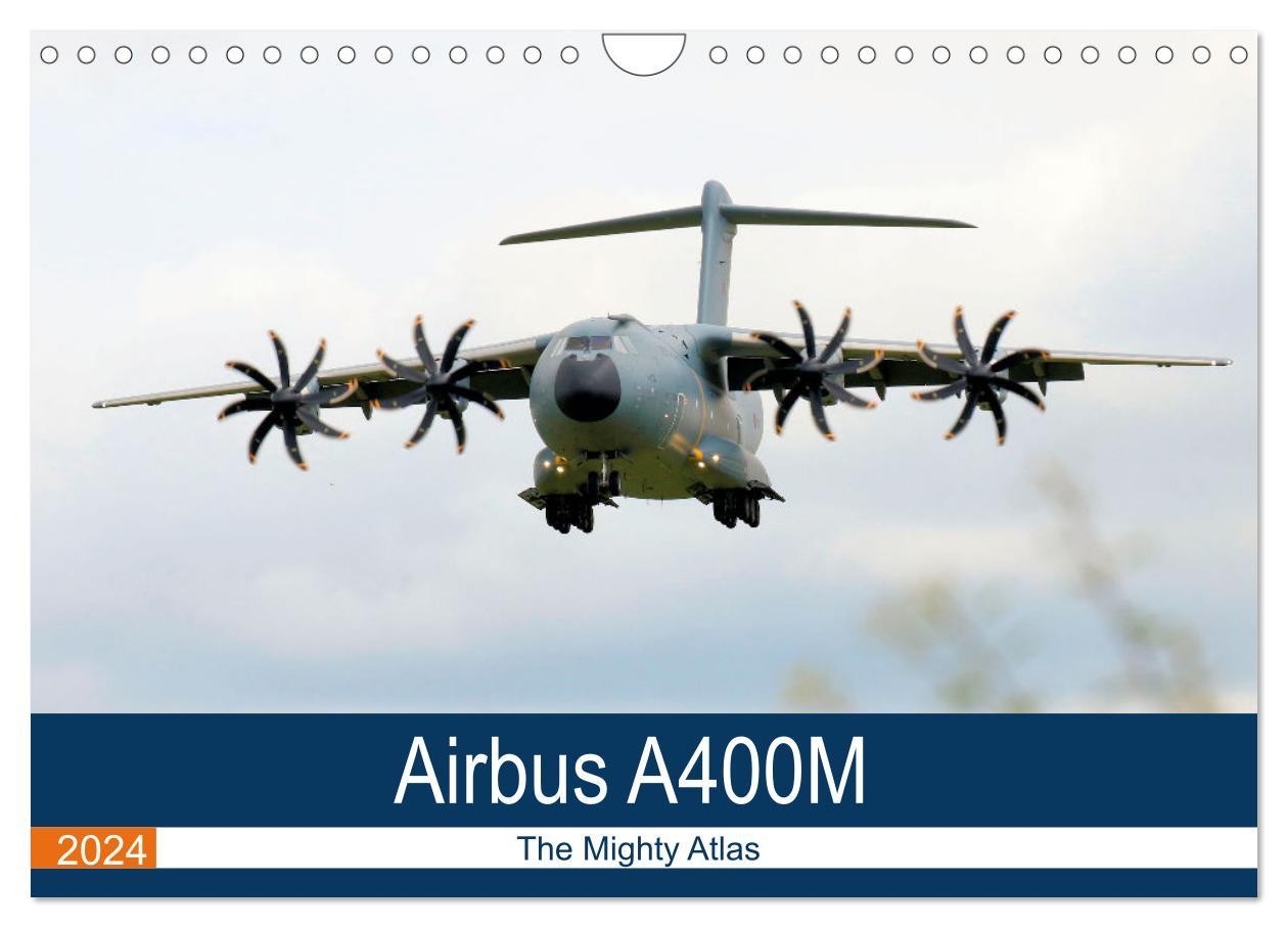 Naptár/Határidőnapló Airbus A400M Atlas (Wall Calendar 2024 DIN A4 landscape), CALVENDO 12 Month Wall Calendar 