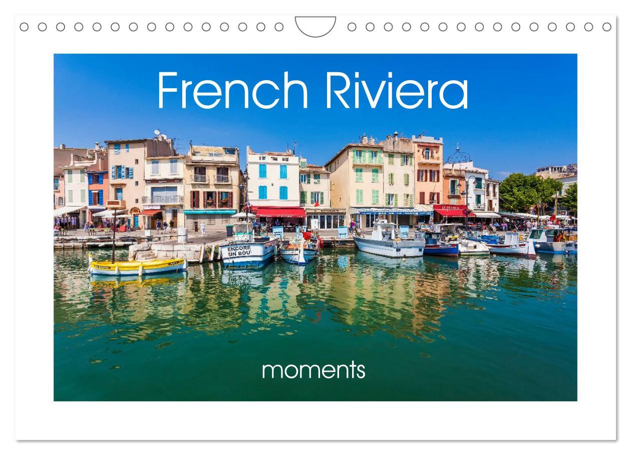 Kalendář/Diář French Riviera moments (Wall Calendar 2024 DIN A4 landscape), CALVENDO 12 Month Wall Calendar 