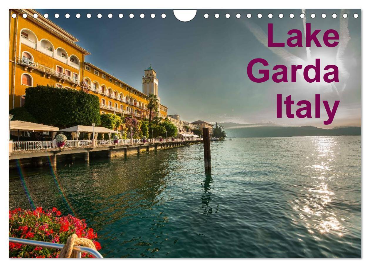 Naptár/Határidőnapló Lake Garda Italy (Wall Calendar 2024 DIN A4 landscape), CALVENDO 12 Month Wall Calendar 