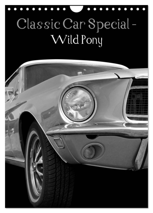 Naptár/Határidőnapló Classic Car Special - Wild Pony (Wall Calendar 2024 DIN A4 portrait), CALVENDO 12 Month Wall Calendar 