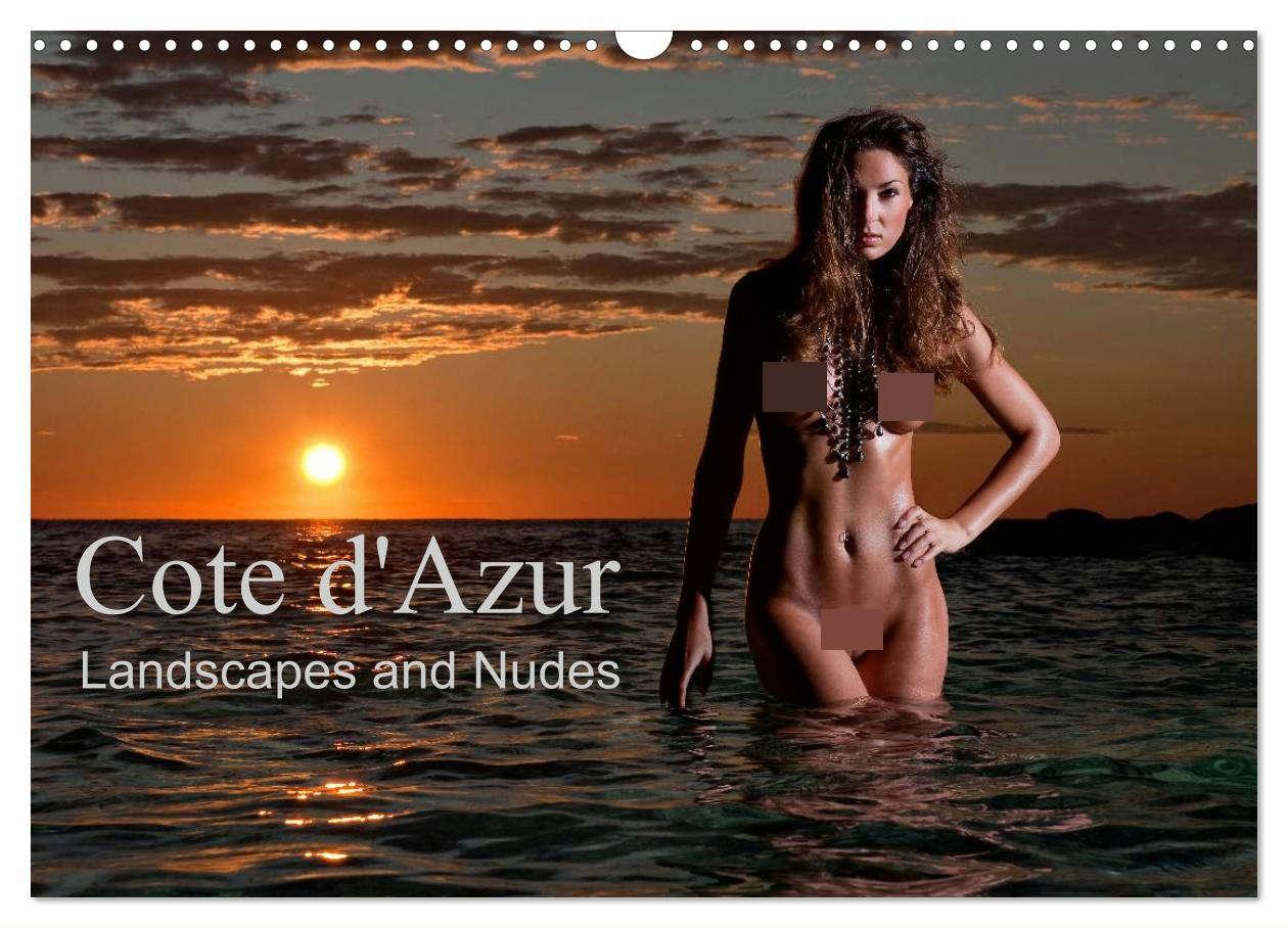 Naptár/Határidőnapló Cote d'Azur Landscapes and Nudes (Wall Calendar 2024 DIN A3 landscape), CALVENDO 12 Month Wall Calendar 