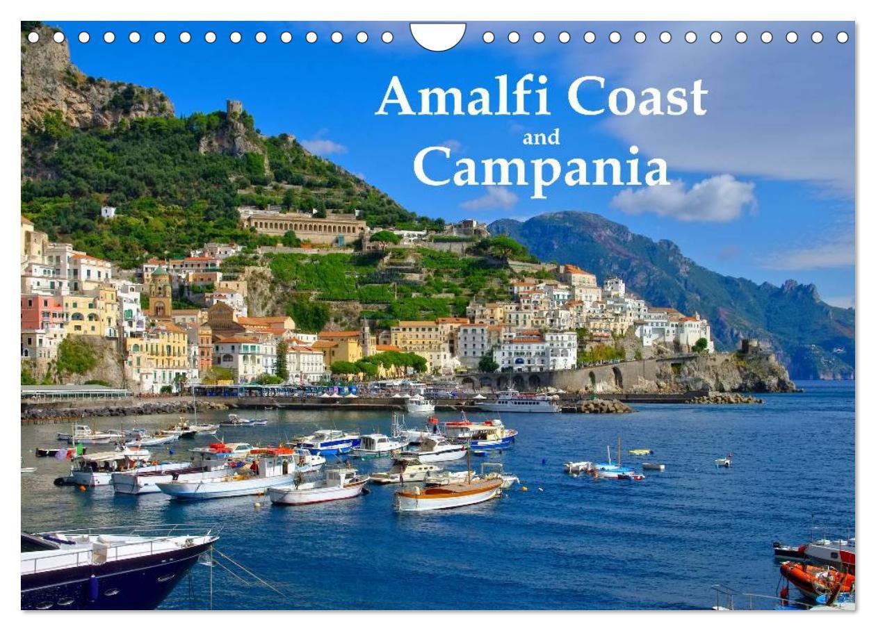 Calendar / Agendă Amalfi Coast and Campania (Wall Calendar 2024 DIN A4 landscape), CALVENDO 12 Month Wall Calendar 