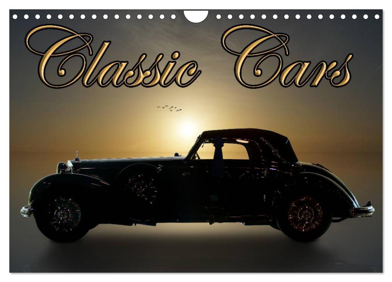 Naptár/Határidőnapló Classic Cars (Wall Calendar 2024 DIN A4 landscape), CALVENDO 12 Month Wall Calendar 