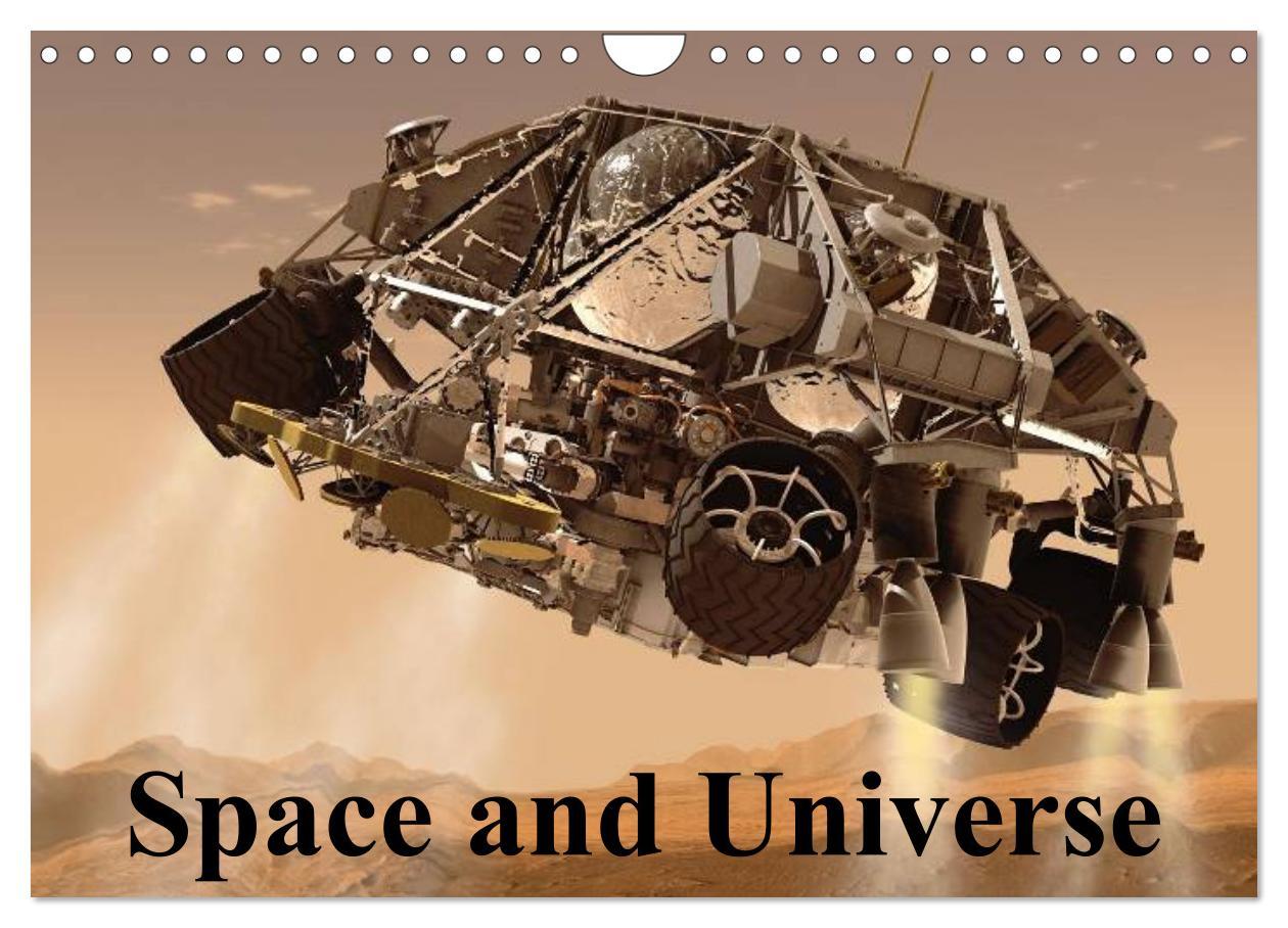 Calendar / Agendă Space and Universe (Wall Calendar 2024 DIN A4 landscape), CALVENDO 12 Month Wall Calendar 