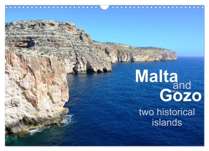 Календар/тефтер Malta and Gozo two historical islands (Wall Calendar 2024 DIN A3 landscape), CALVENDO 12 Month Wall Calendar 